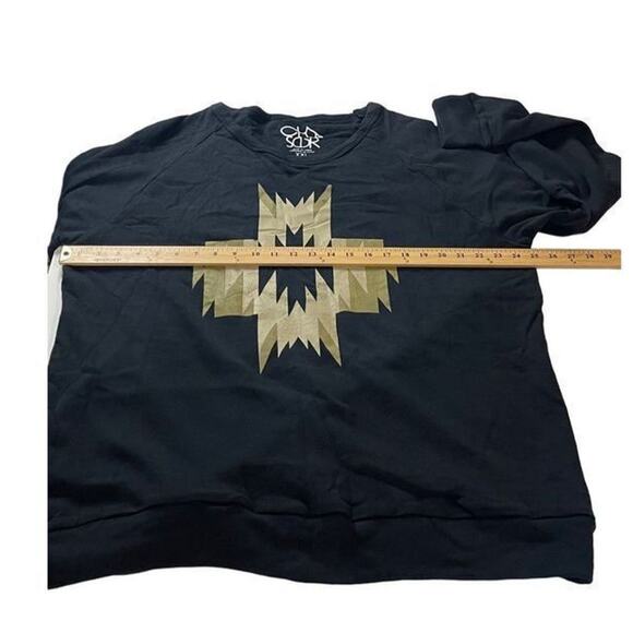 Chaser Pullover Long Sleeve T Shirt Sweatshirt Sweater Geometric Design 2XLarge - Picture 3 of 9